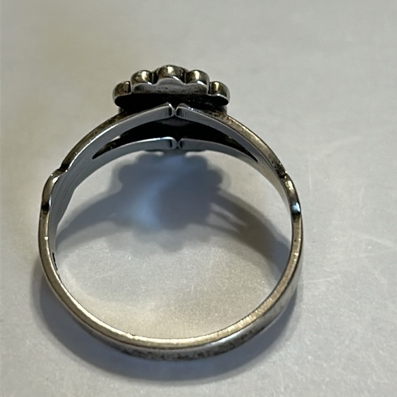 Wmco Native Sterling Silver Opal Ring. Size 6 - Picture 6 of 10